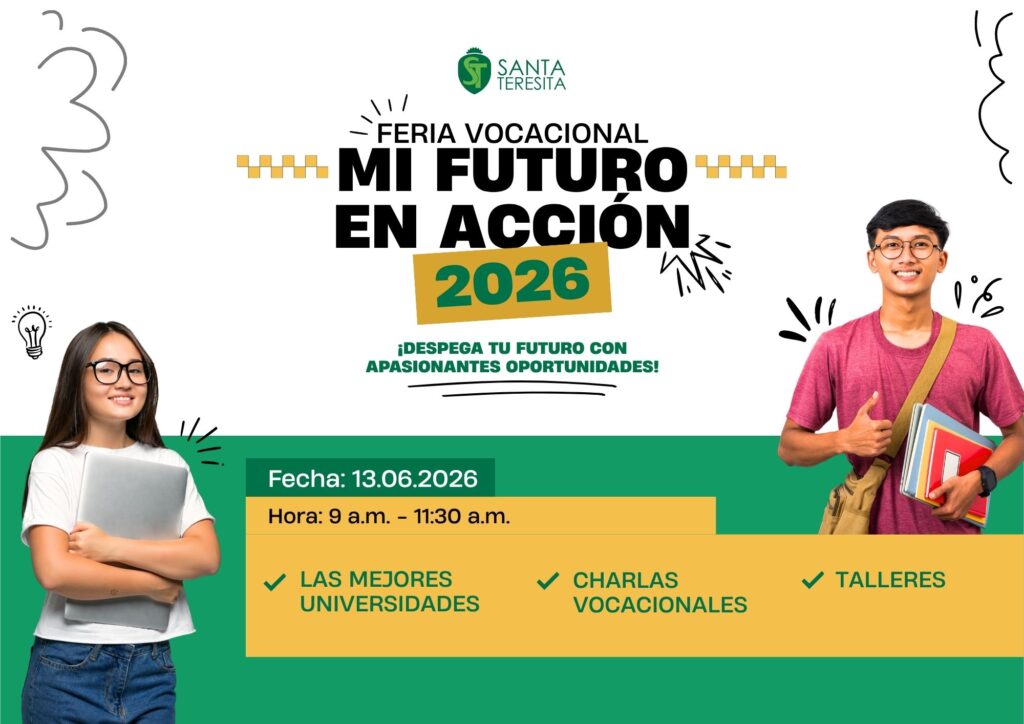 BANNER FERIA VOCACIONAL 2026 - MI FUTURO EN ACCIÓN - SANTA TERSITA